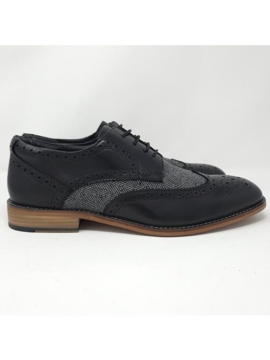 Thomas & Vine Wilder Black Leather Wingtip Derby main image 7